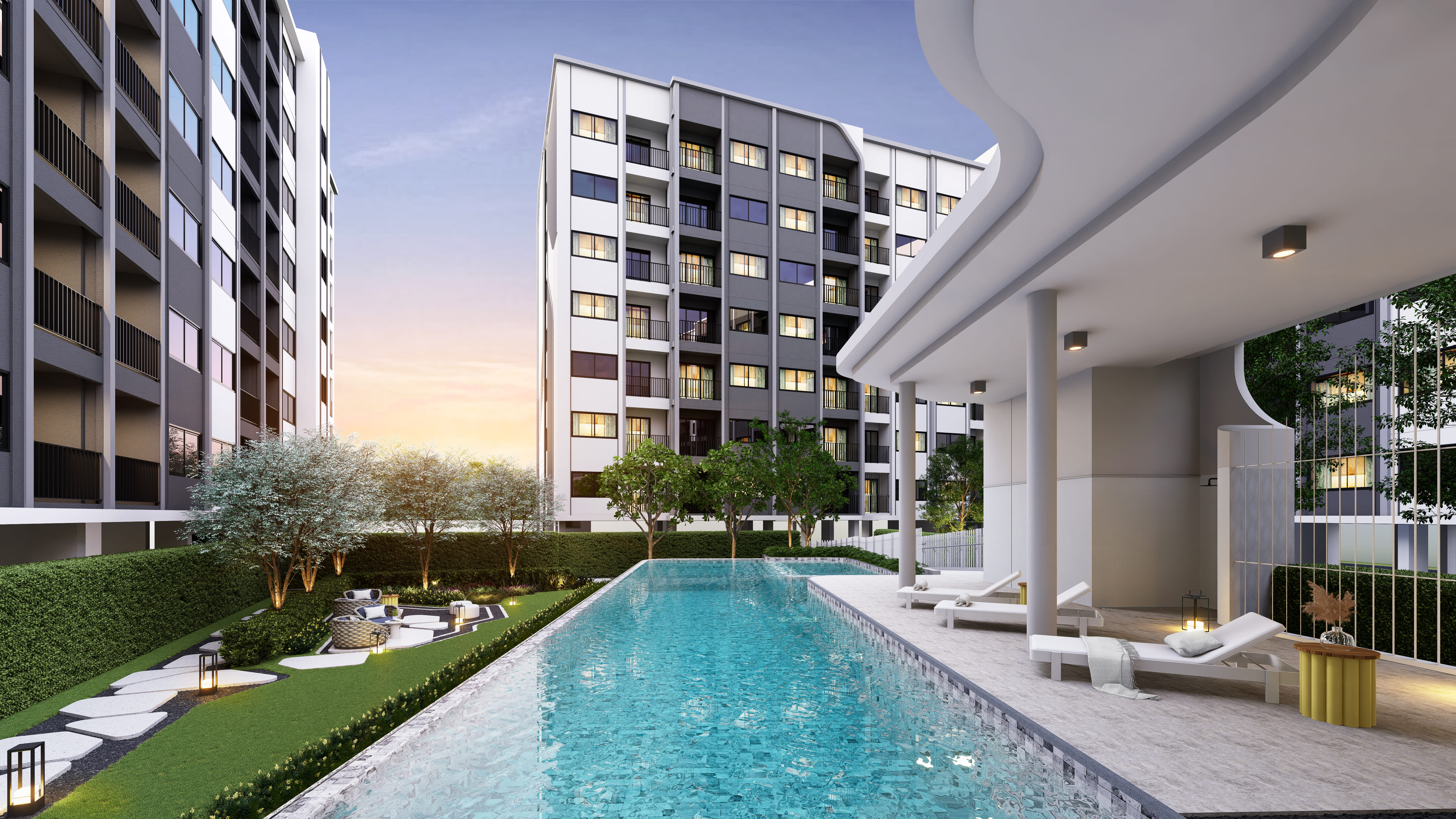 ชีวาทัย ฮอลล์มาร์ค เอกมัย-รามอินทรา คอนโด Gen ใหม่ ติดถนนเลียบด่วนรามอินทรา.