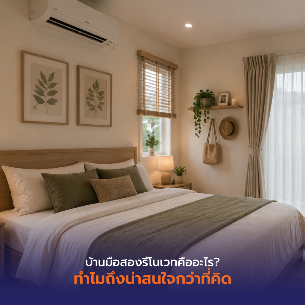 บ้านมือสองรีโนเวทคืออะไร? ทำไมถึงน่าสนใจกว่าที่คิด