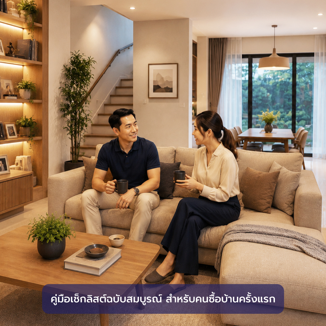 คู่มือเช็กลิสต์ฉบับสมบูรณ์ สำหรับคนซื้อบ้านครั้งแรก