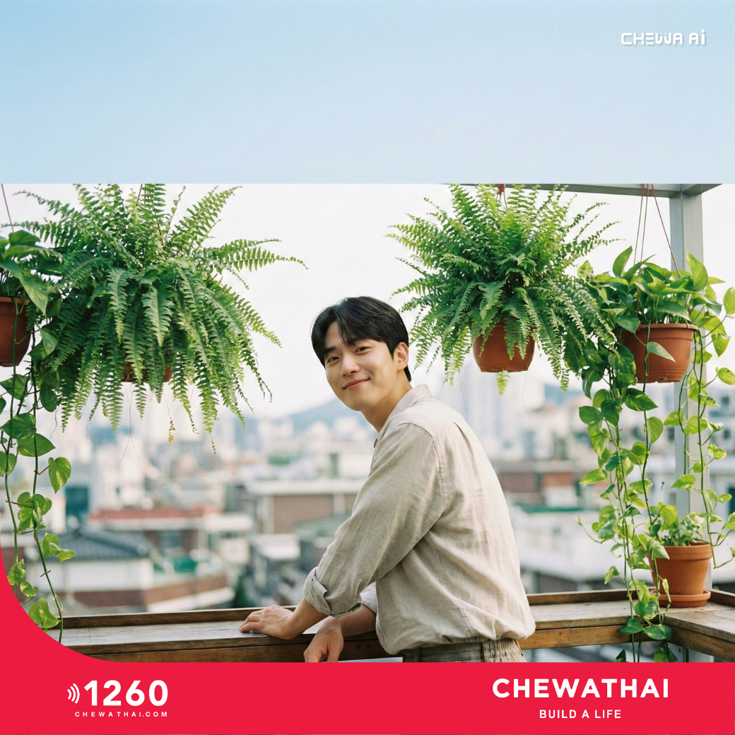 เปลี่ยนระเบียงคอนโดให้กลายเป็นสวนลอยฟ้าใน 1 วัน