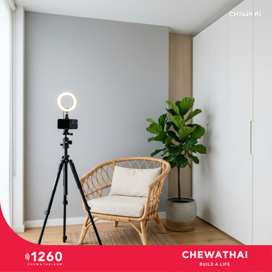 จากบ้านเก่าเป็นสตูดิโอถ่ายคอนเทนต์ รีโนเวทแบบ TikTok