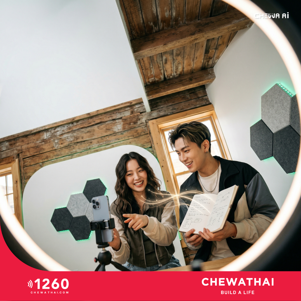 จากบ้านเก่าเป็นสตูดิโอถ่ายคอนเทนต์ รีโนเวทแบบ TikTok